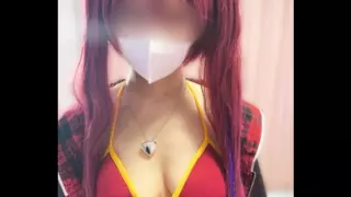 [FC2PPV-4549380] [Legendary Big-Breasted Cosplay Broadcast] Vtuber Takara〇Ma〇N Swimsuit Ver._newcomer Icup Saho-Chan [cen]