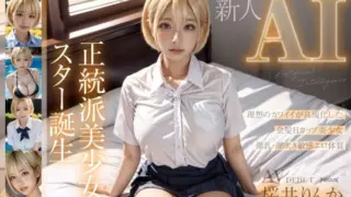 [AIFOCS-002] [New AI] Blonde H-cup beauty star Sakurai Rinka