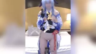 [FC2-PPV-4776535] I invited her to a slender beauty in a OL who works as a paffy nipple and is a cosplayer on holiday, and Genshin Amaumu-chan, a panty book masturbation edition
