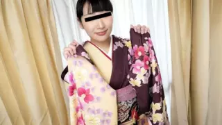 Cover: [010326_01-10MU] A girl with soft big breasts in a kimono : Mai Kagura